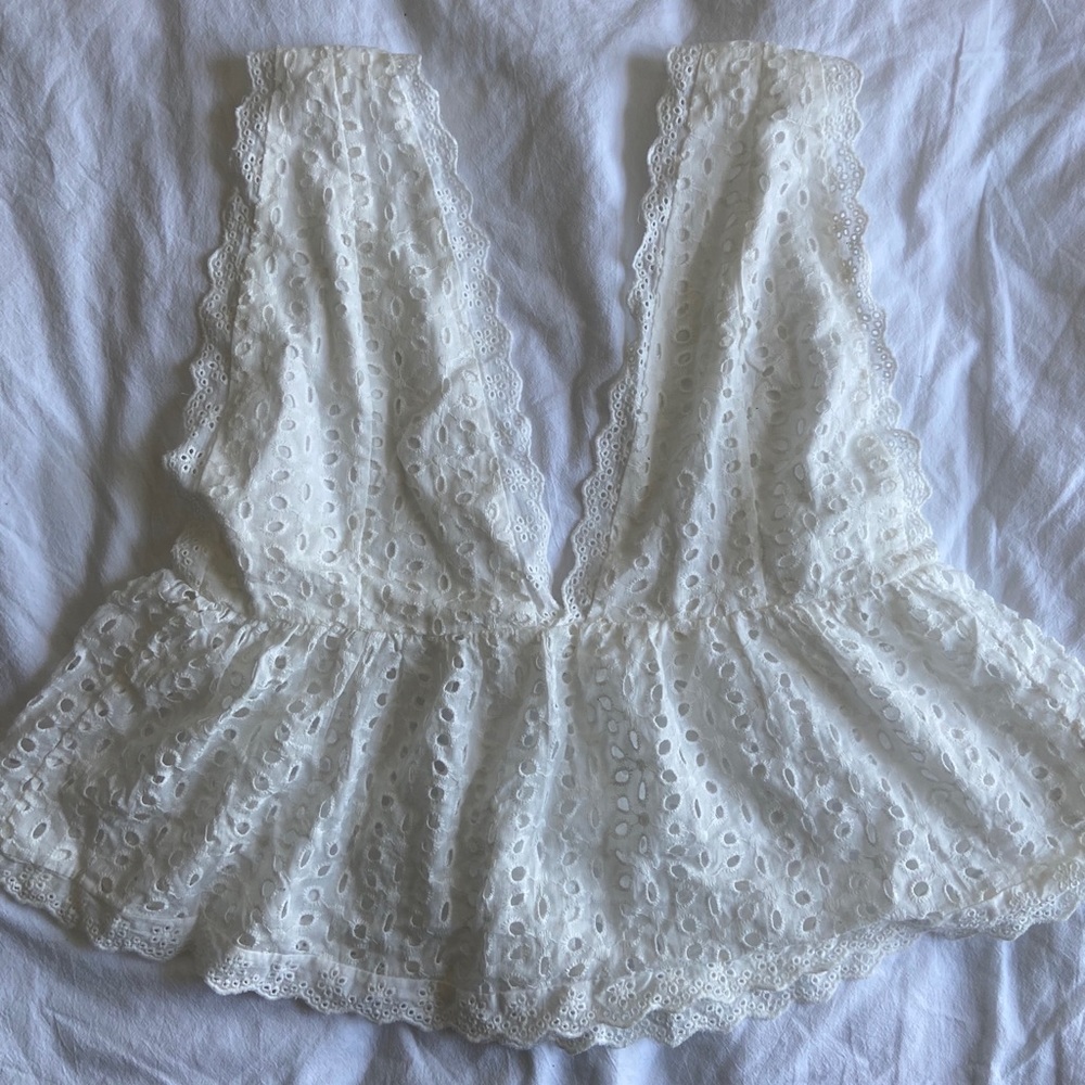 White babydoll top